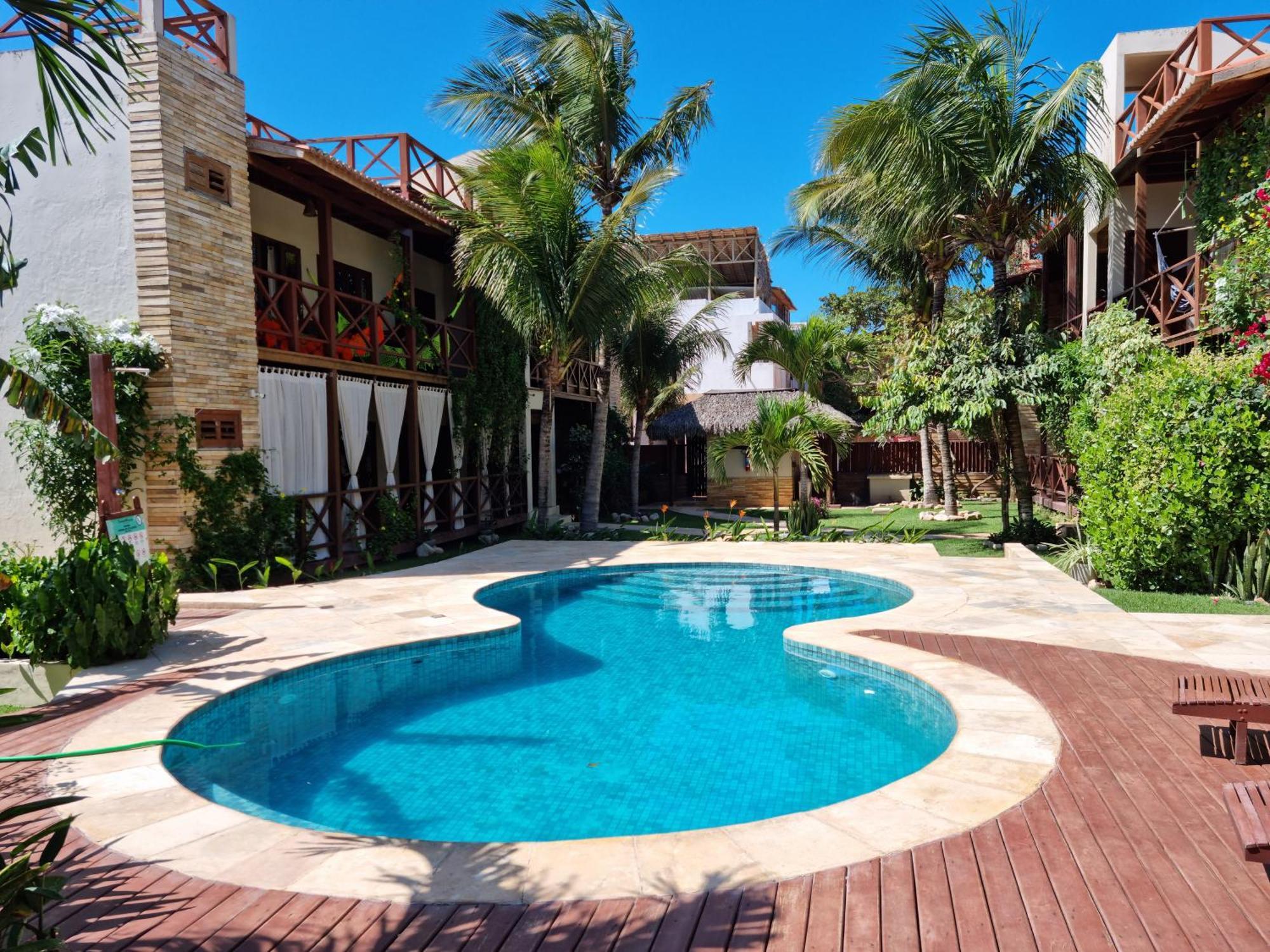 Apartamento De Luxo, Ampla Varanda, Vista Piscina جيجوكا دي جيريكواكوارا المظهر الخارجي الصورة